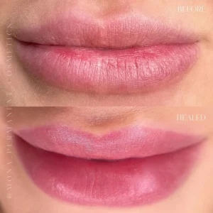 lip blushing effect